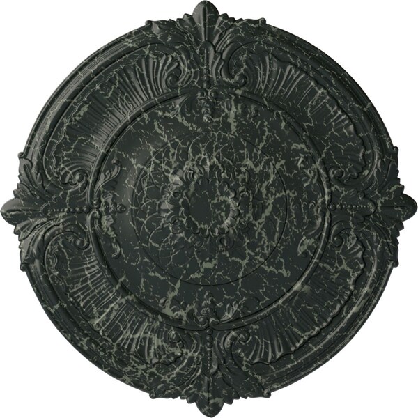 Ekena Millwork Attica Ceiling Medallion (Fits Canopies up to 3 3/4"), 39 1/2"OD x 2 1/2"P, Painted Turtle Crackle CM39ATPTC - main
